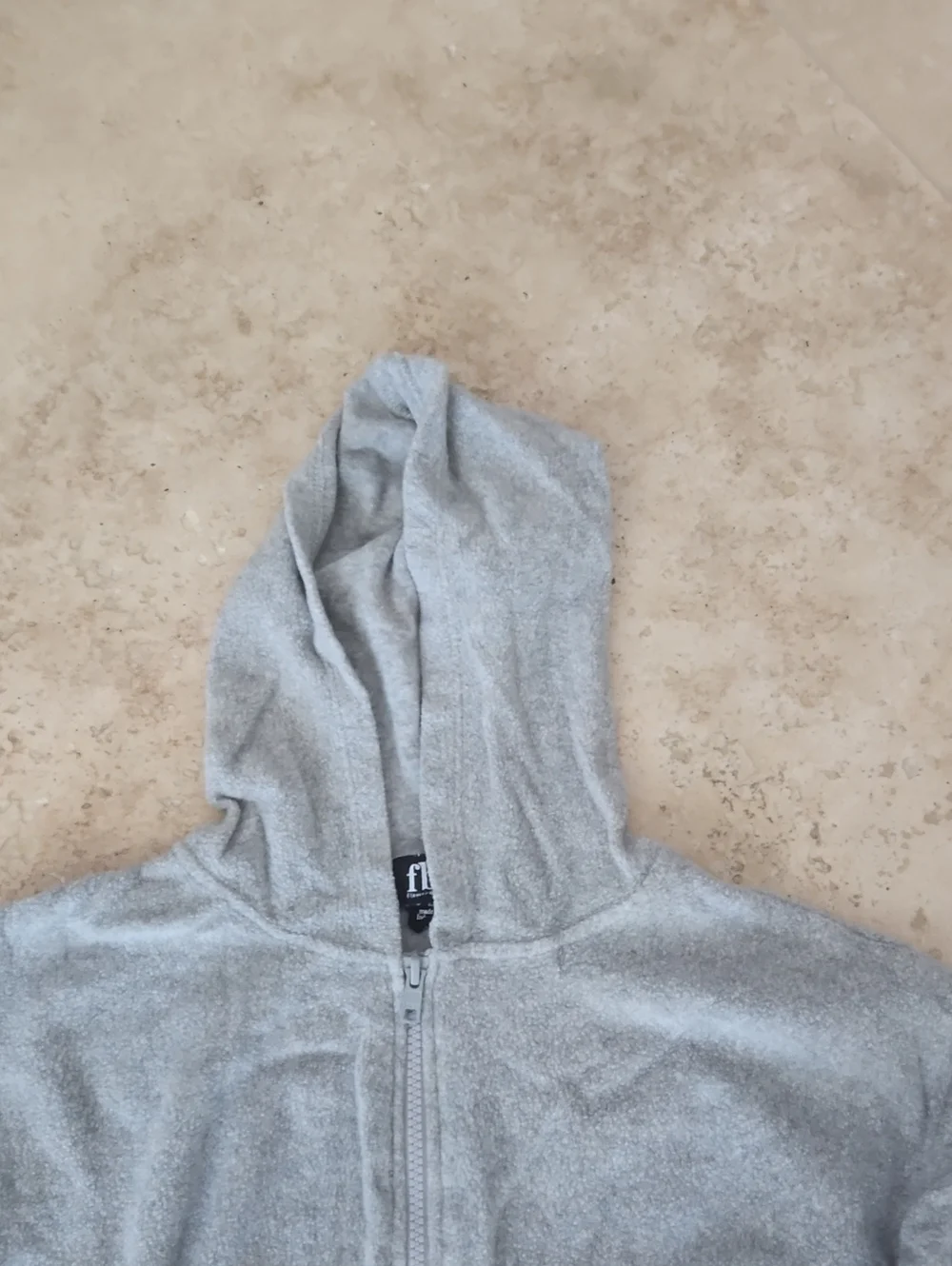 FBZ Flowers By Zoe Kids Gray Heart Cropped Hoodie - Brand Unknown